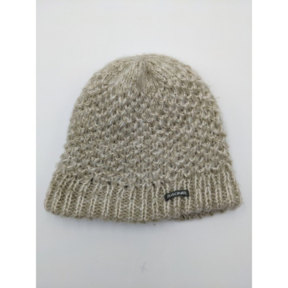 Dakine Women's Knit Beanie Hat Light Heather Green Soft Fuzzy Lined‎ One Size